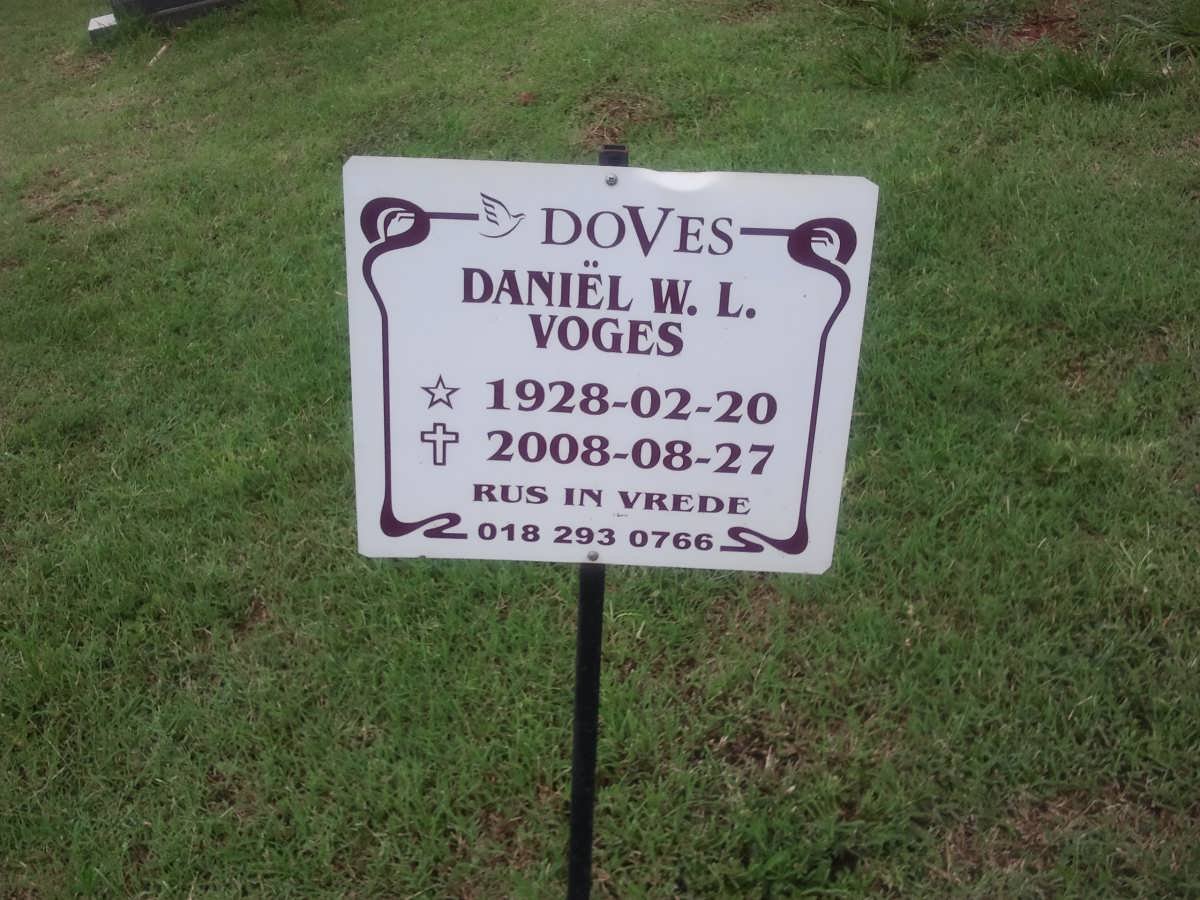 VOGES Daniël W.L. 1928-2008