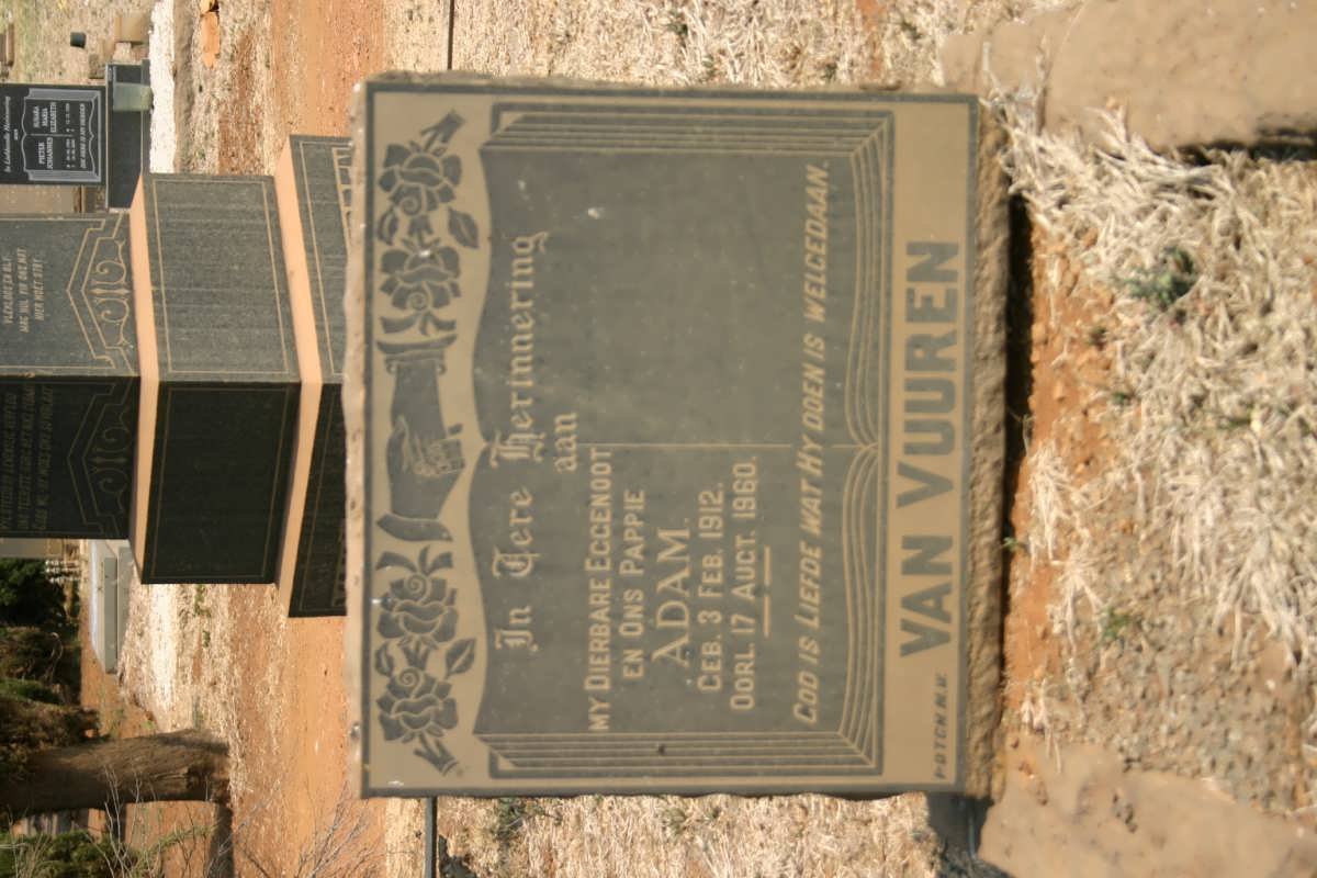VUUREN Adam, van 1912-1961