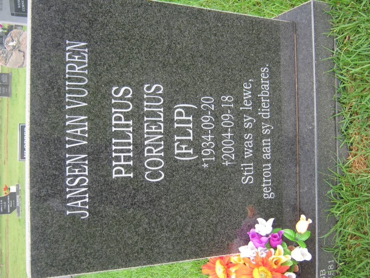 VUUREN Philipus Cornelius, Jansen van 1934-2004