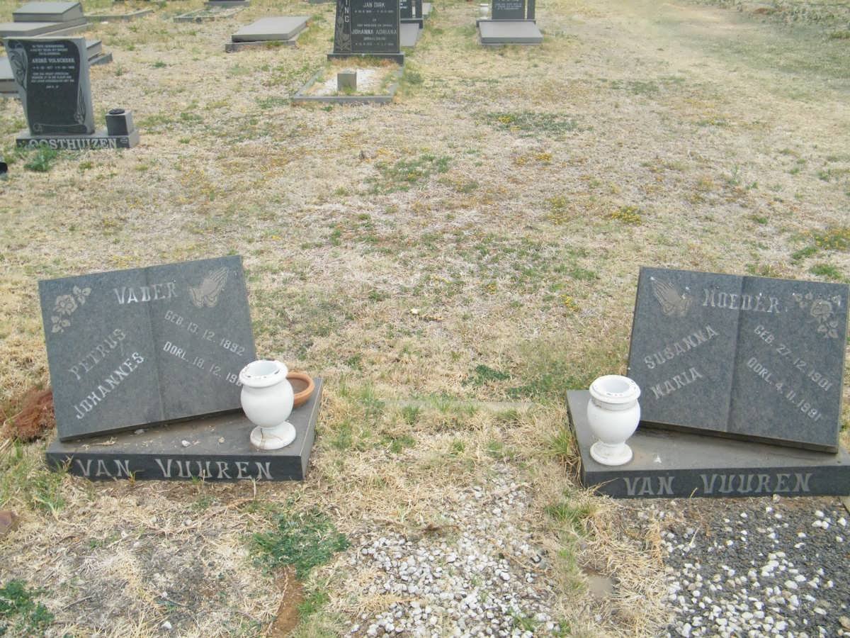 VUUREN Petrus Johannes, van 1892-1983 &amp; Susanna Maria 1901-1981