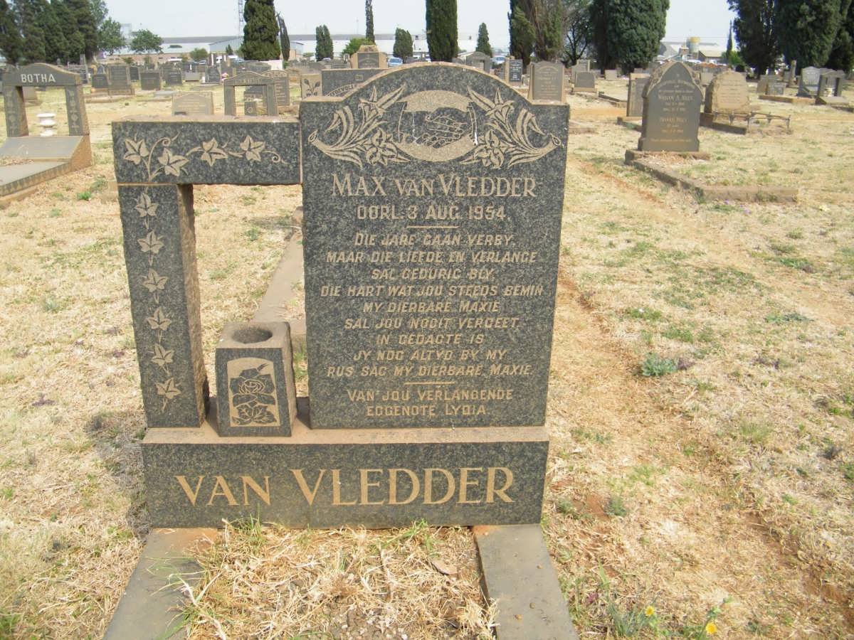 VLEDDER Max, van -1954