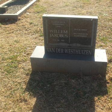 WESTHUIZEN Willem Jakobus, van der -1987