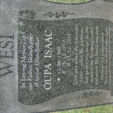 WESI Oupa Isaac 1948-2010