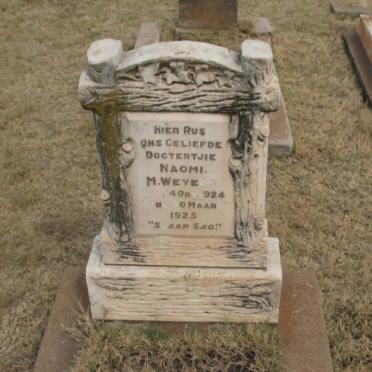 WEYERS Naomi M. 1924-1925