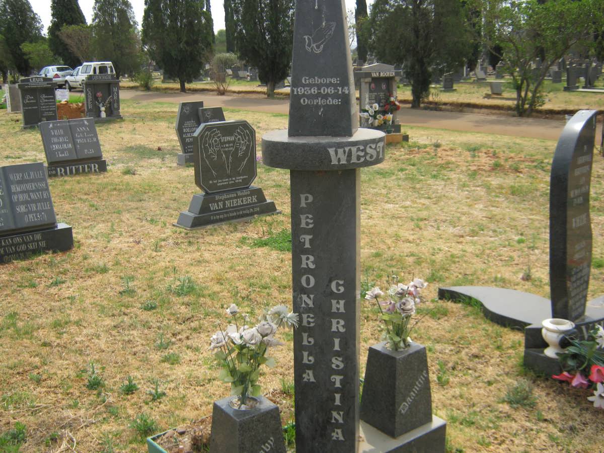 WEST Petronella Christina 1936-