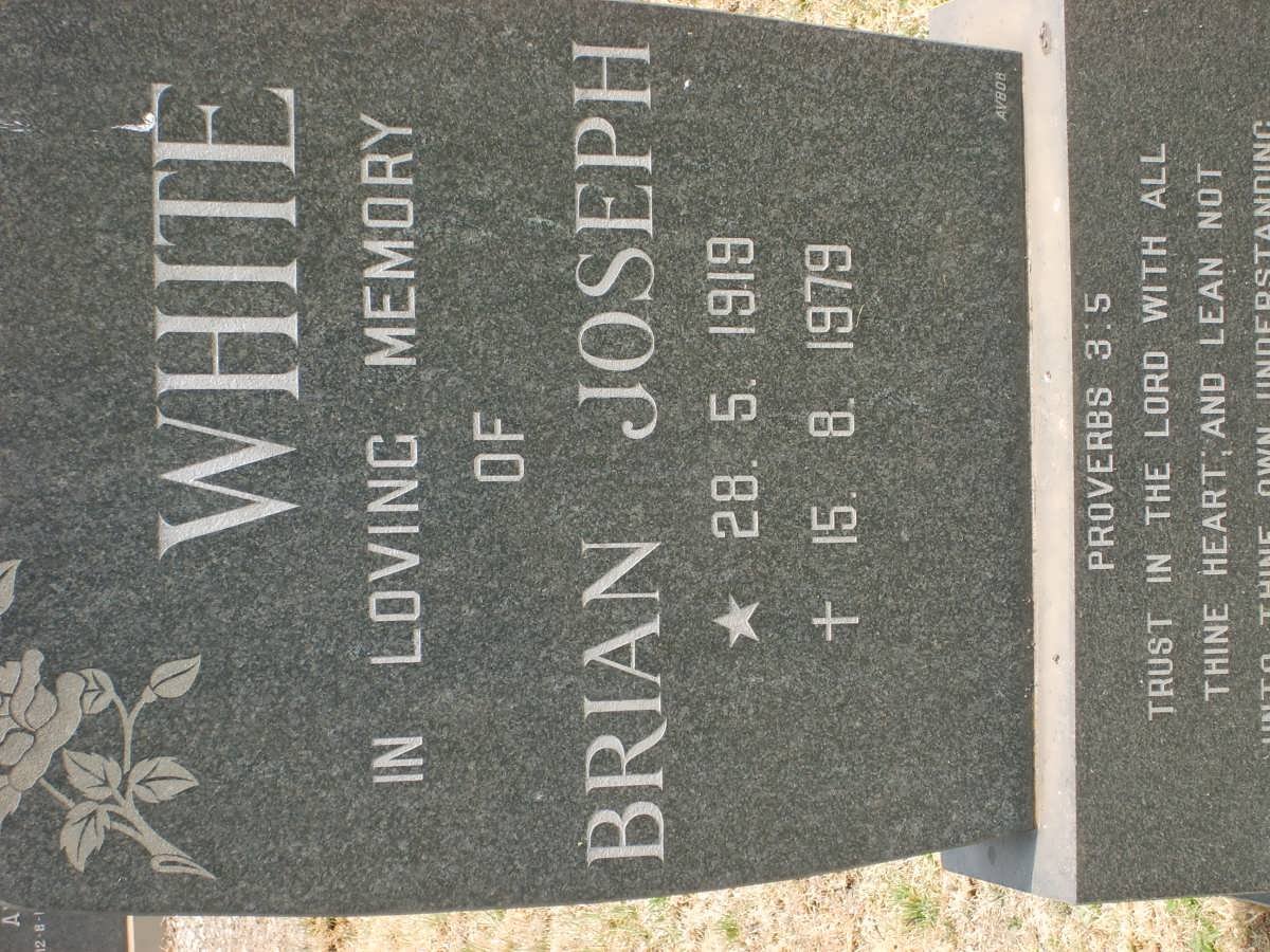 WHITE Brian Joseph 1919-1979
