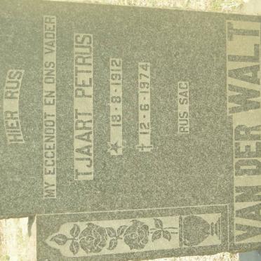 WALT Tjaart Petrus, van der 1912-1974