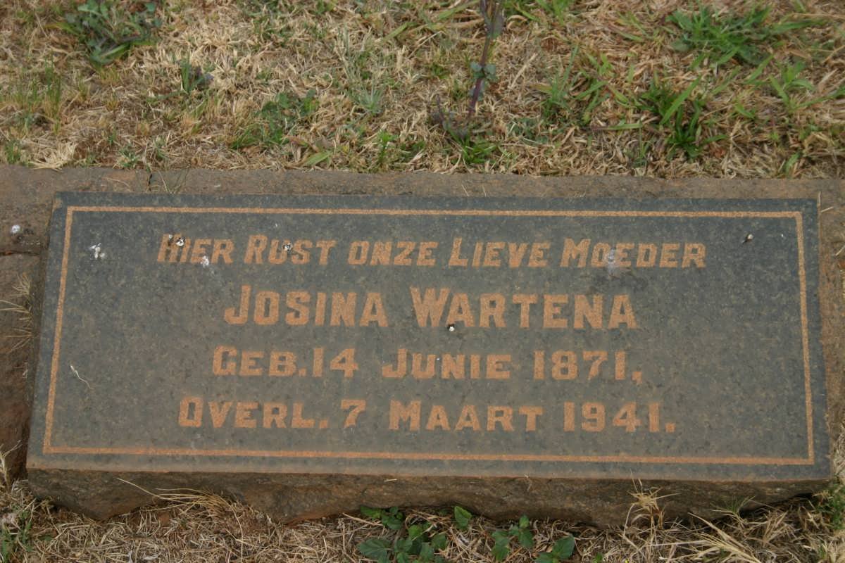 WARTENA Josina 1871-1941