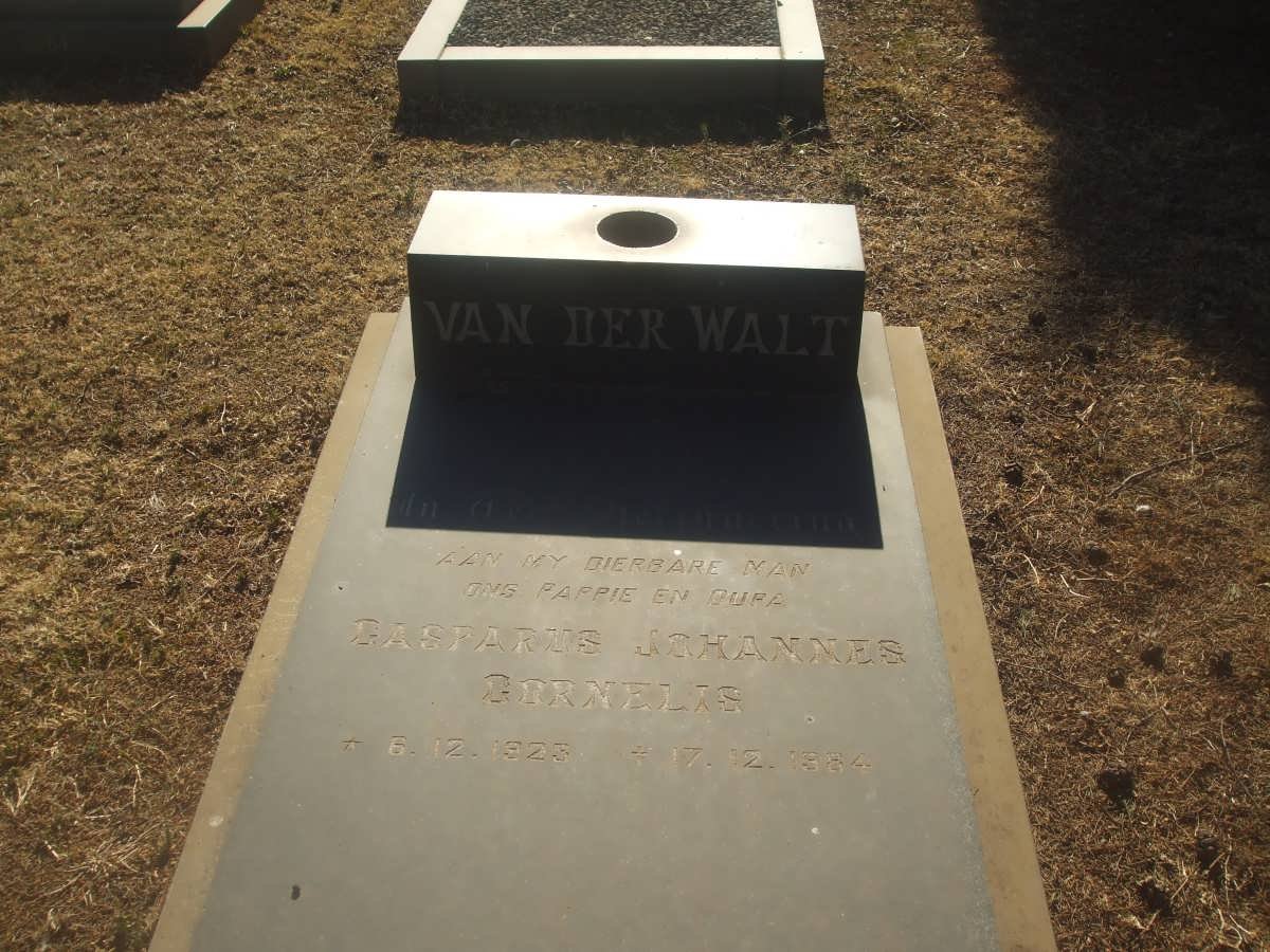 WALT Casparus Johannes Cornelis, van der 1923-1984