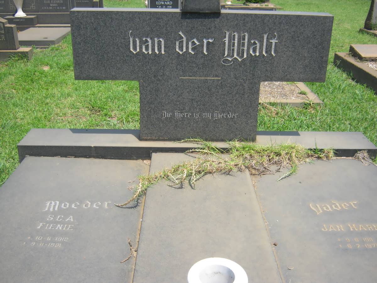 WALT Jan Harm, van der 1911-1976 &amp; S.C.A. 1912-1991