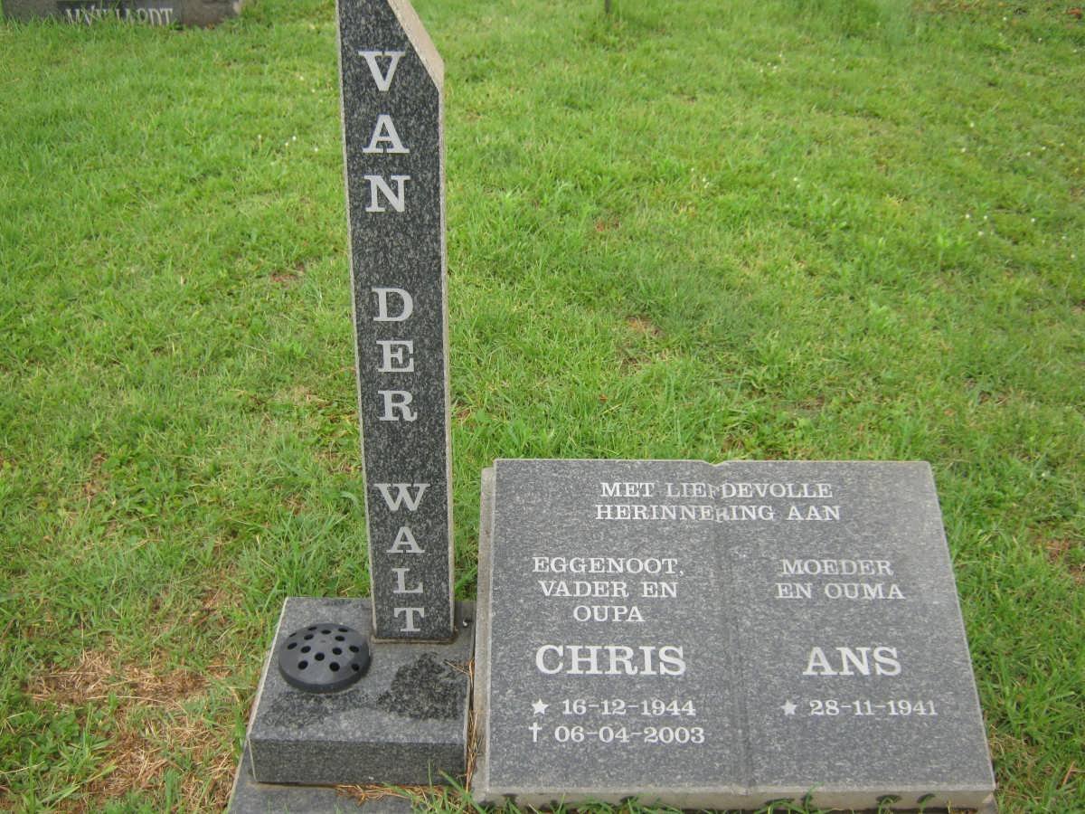 WALT Chris, van der 1944-2003 &amp; Ans 1941-