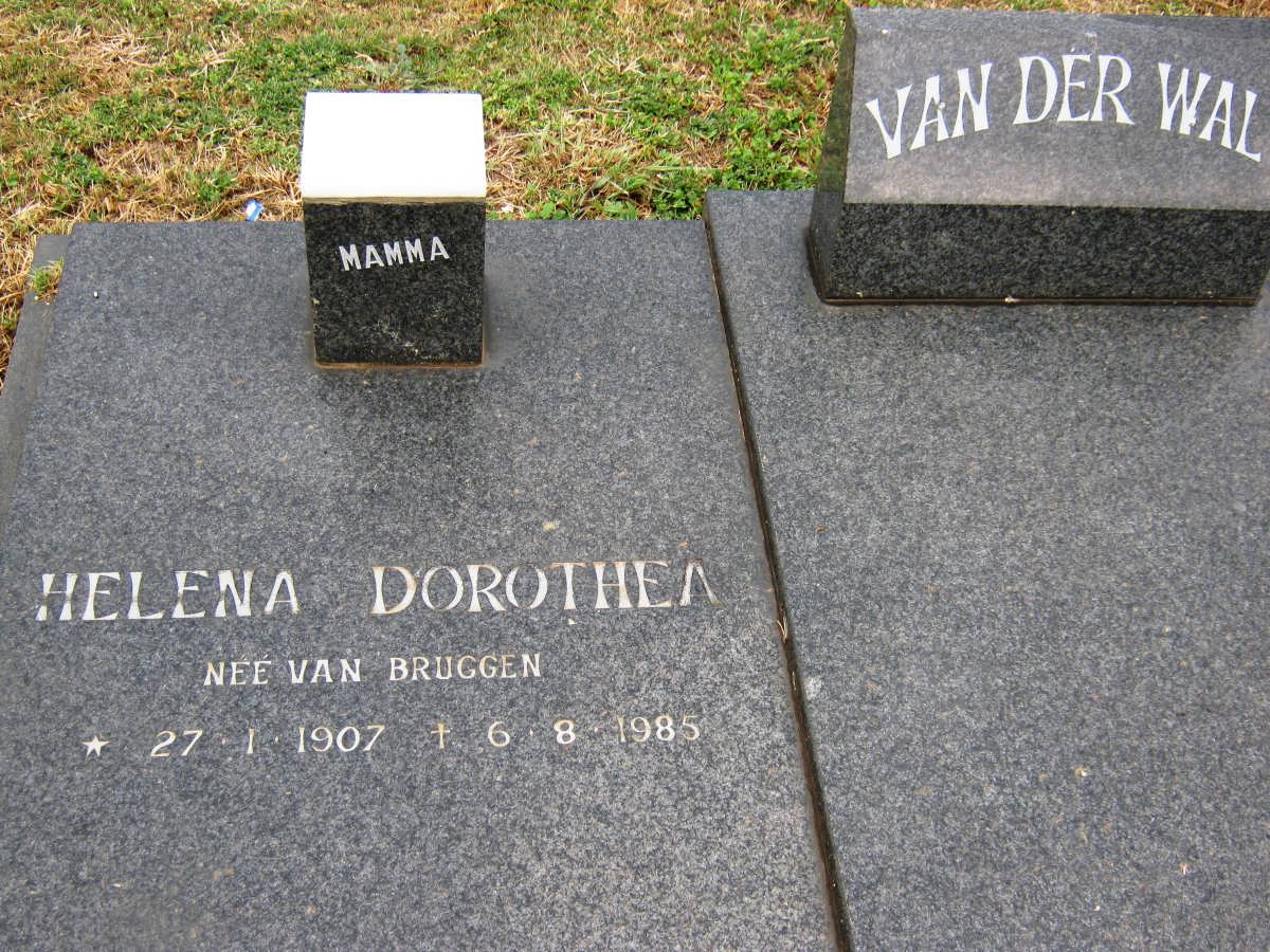 WALT Helena Dorothea, van der nee VAN BRUGGEN 1907-1985