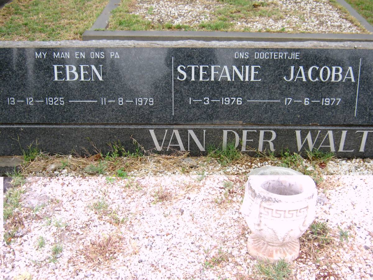 WALT Eben, van der 1925-1979 :: VAN DER WALT Stefanie Jacoba, van der 1976-1977