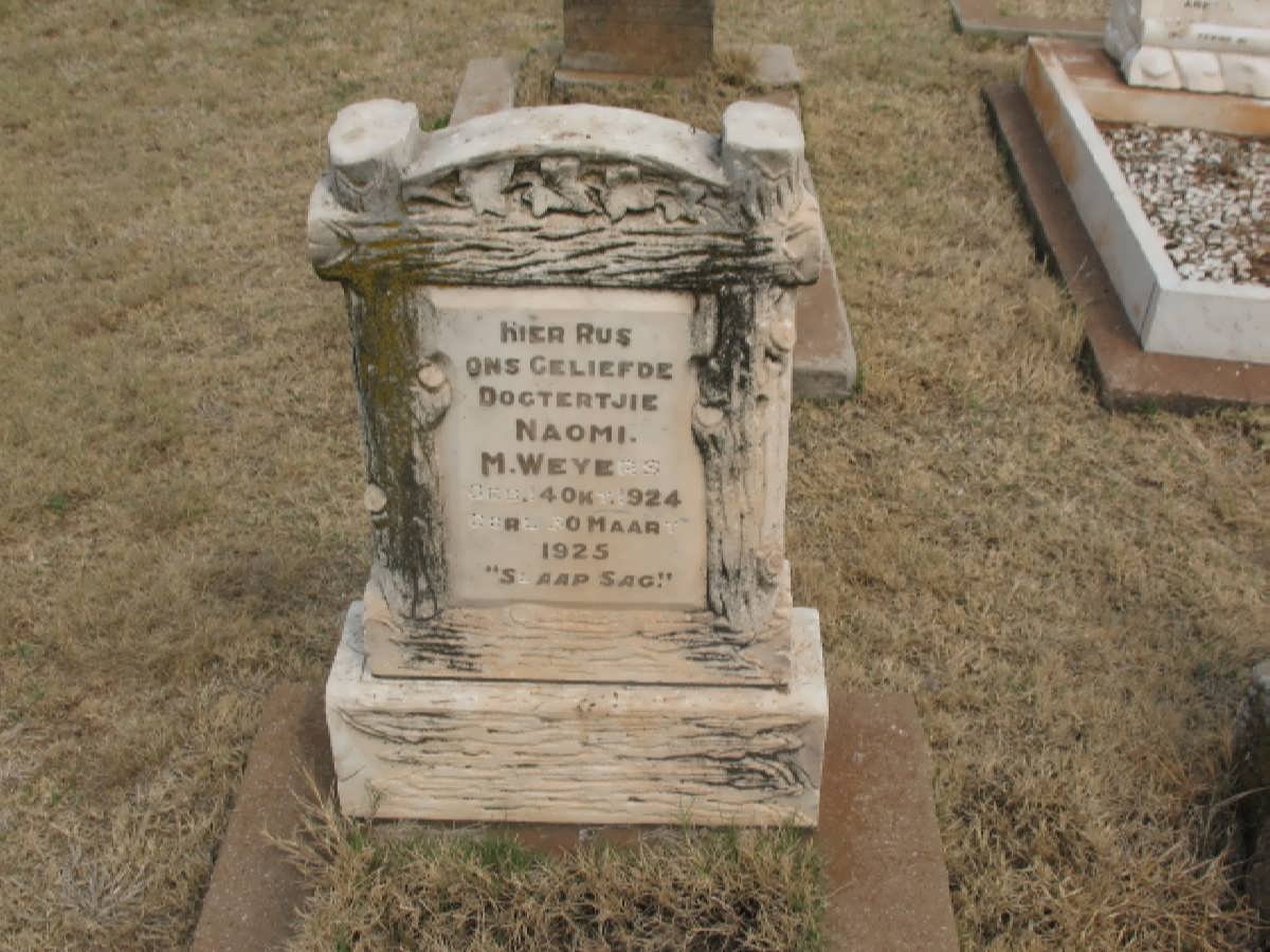 WEYERS Naomi M. 1924-1925
