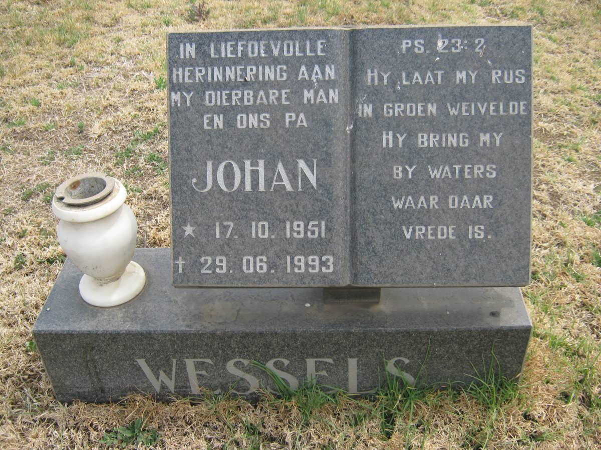 WESSELS Johan 1951-1993