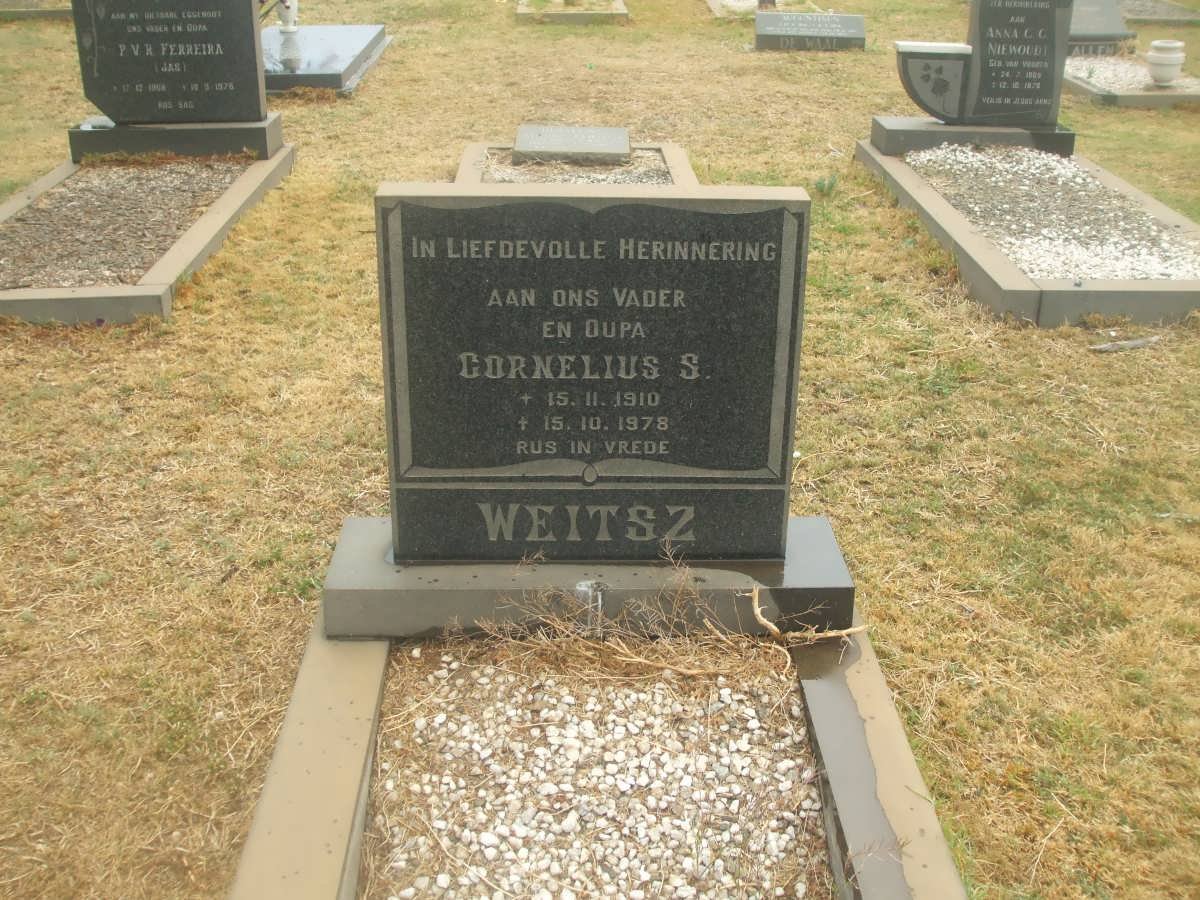 WEITSZ Cornelius S. 1910-1978