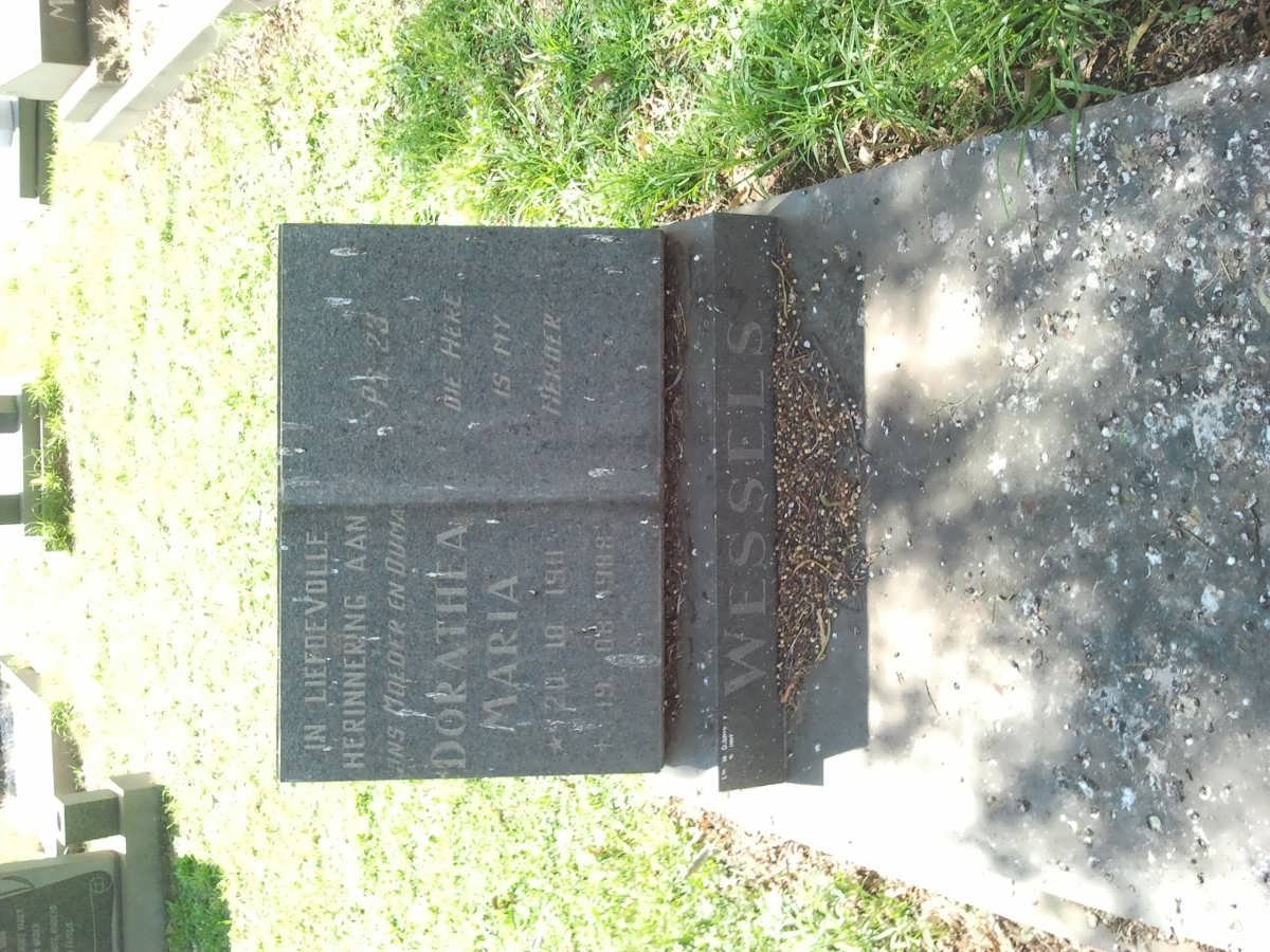 WESSELS Dorathea 1911-1988