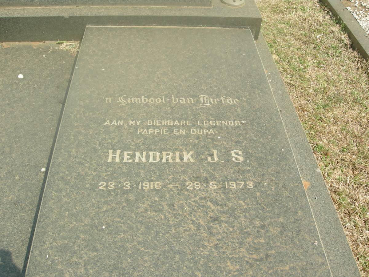 WEIDEMAN Hendrik J.S. 1916-1973