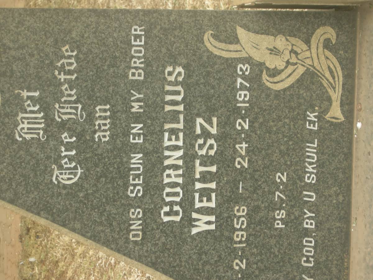 WEITSZ Cornelius 1956-1973