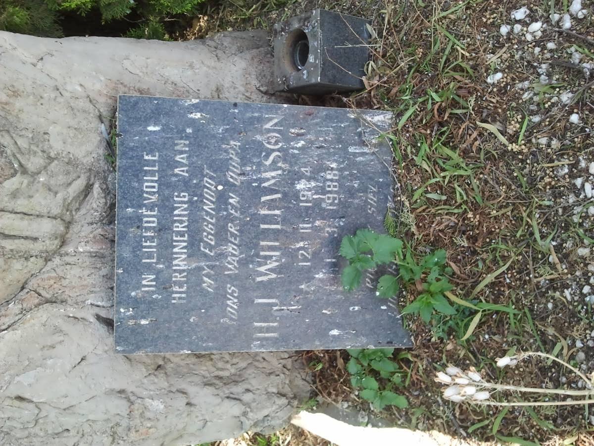 WILLIAMSON H.J. 1924-1988