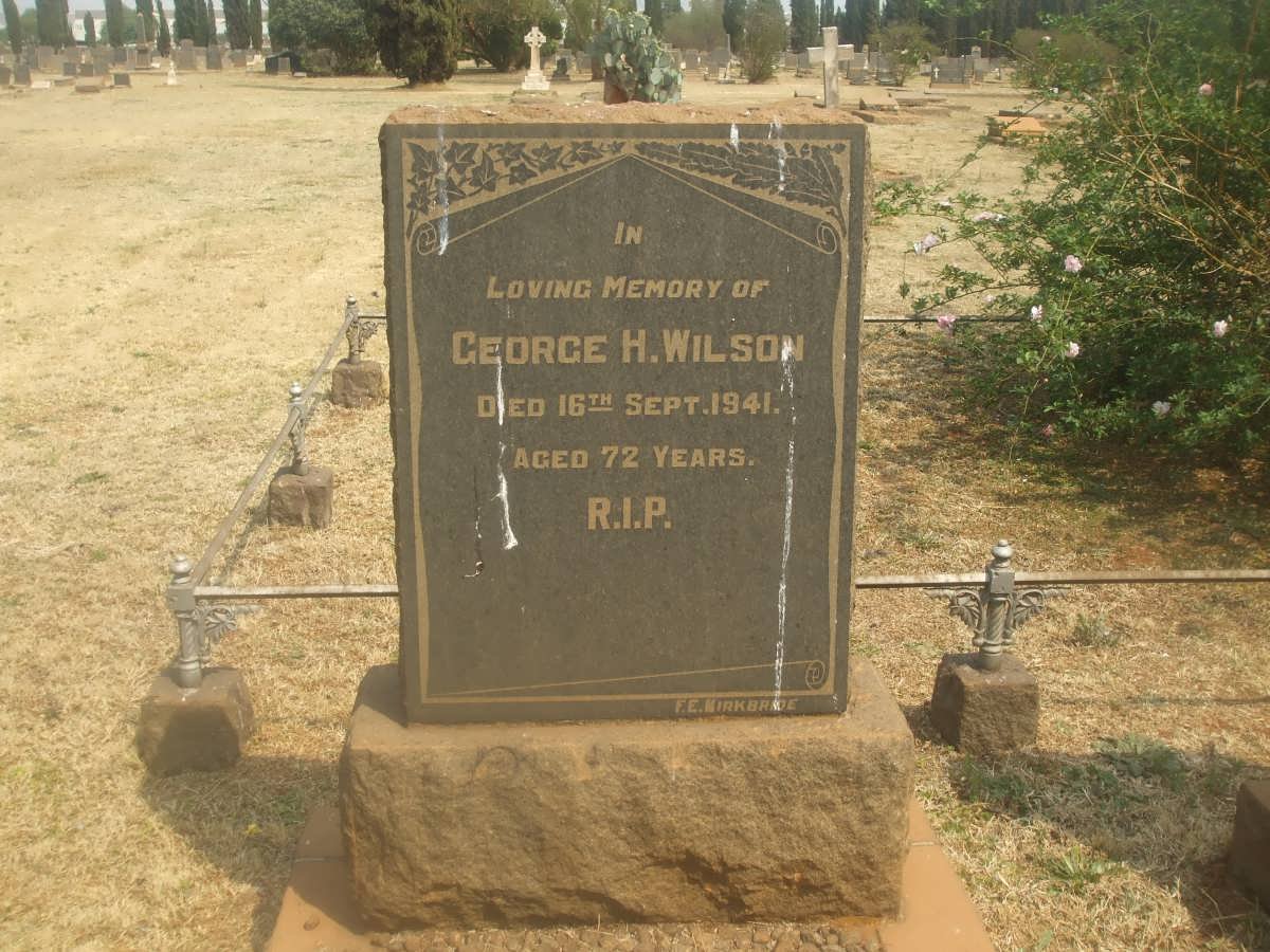 WILSON George H. -1941