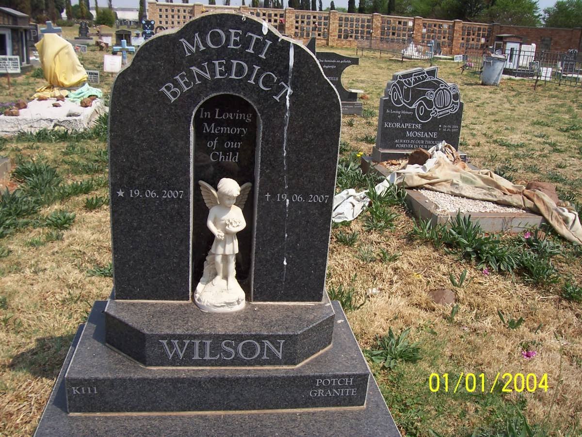 WILSON Moeti Benedict 2007-2007