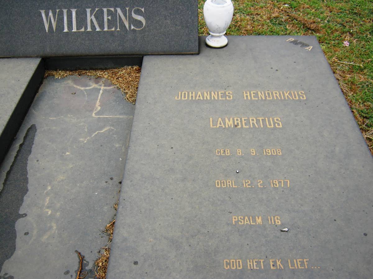 WILKENS Johannes Hendrikus Lambertus 1908-1977
