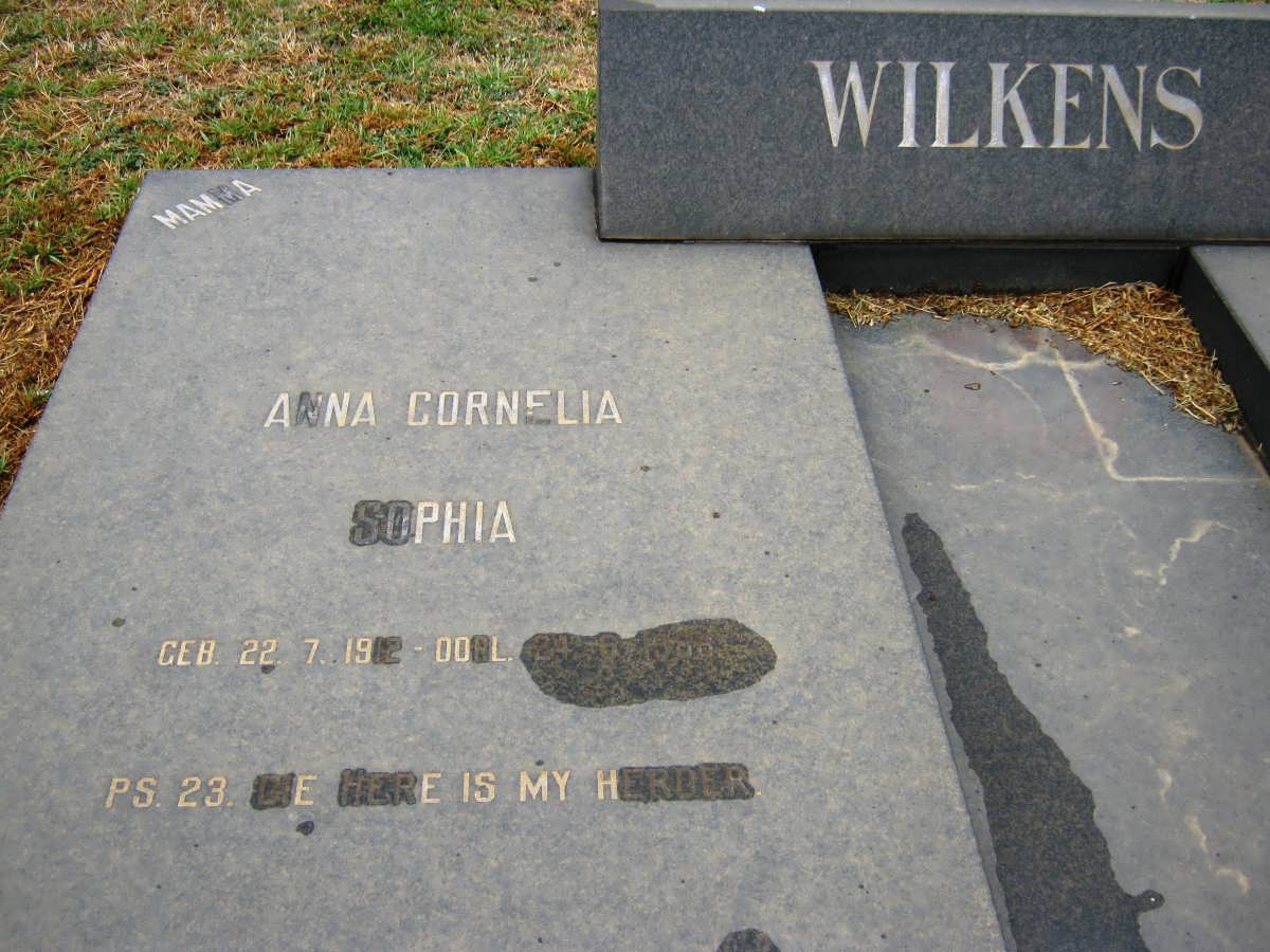 WILKENS Anna Cornelia Sophia 1912-19??