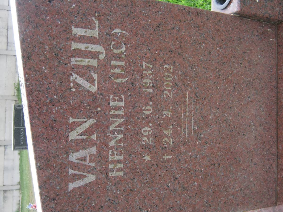 ZIJL H.C., van 1937-2002