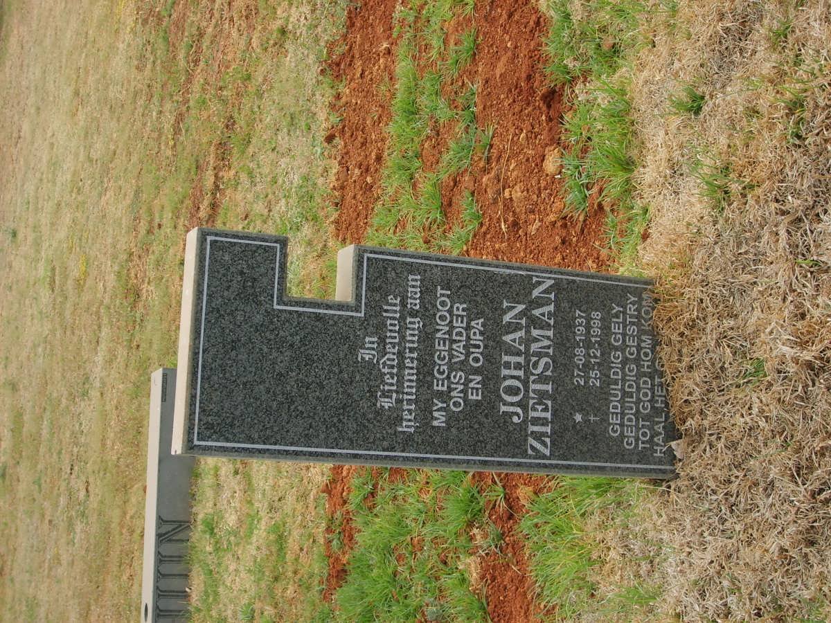 ZIETSMAN Johan 1937-1998