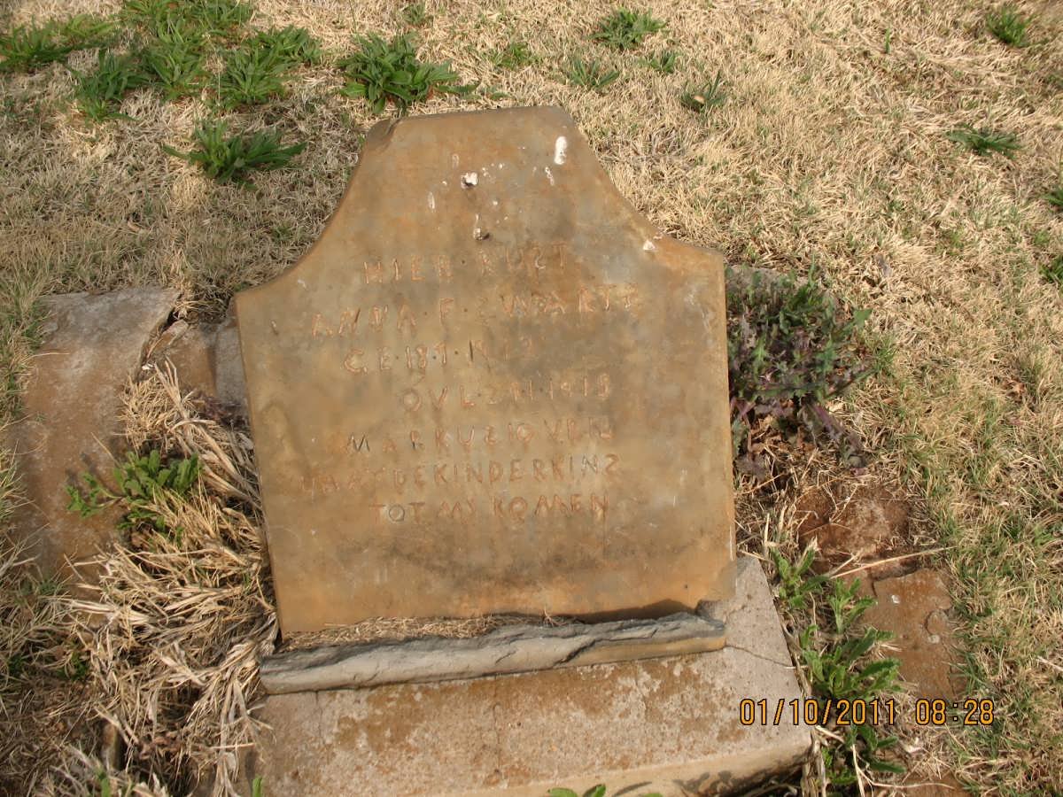 ZWARTS Anna F. 1913-1915