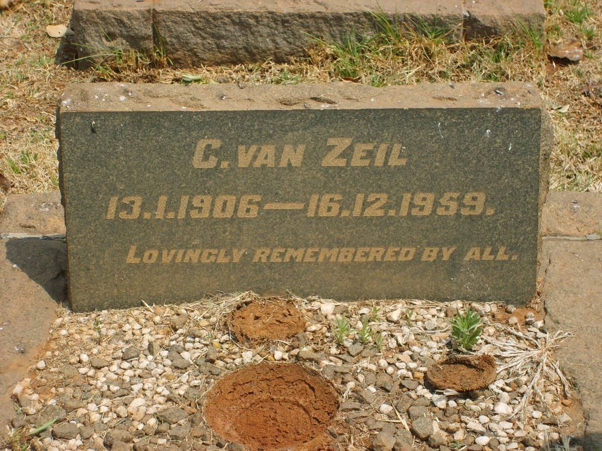ZEIL C., van 1906-1959