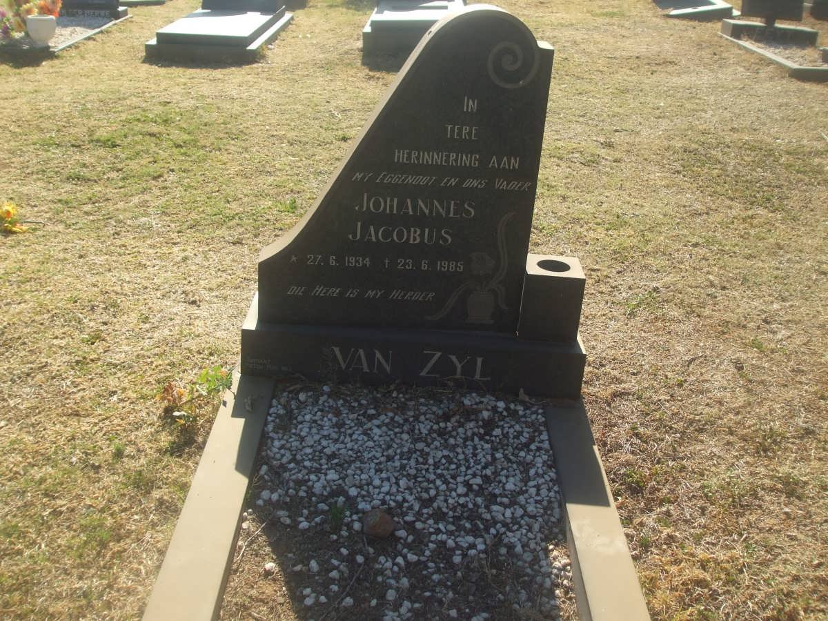 ZYL Johannes Jacobus, van 1934-1985