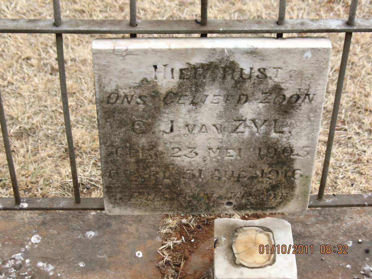 ZYL C.J., van 1905-1916