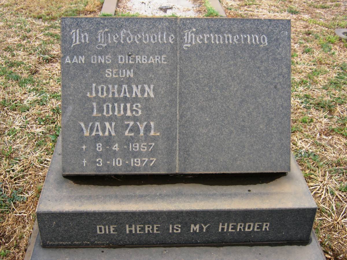 ZYL Johann Louis, van 1957-1977