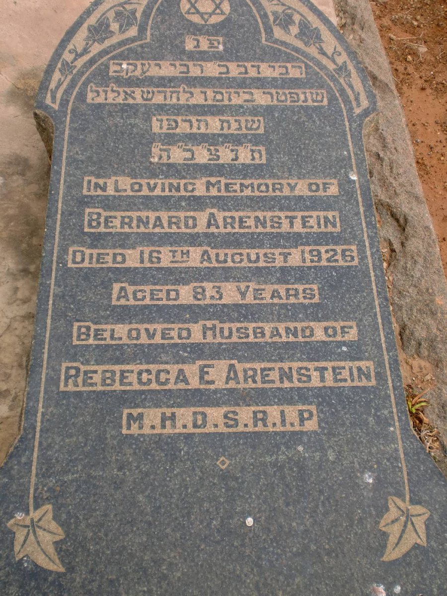 ARENSTEIN Bernard -1926