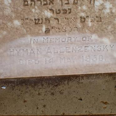 ALLENZENSKY Hyman -1950