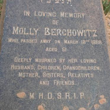 BERCHOWITZ Molly -1968
