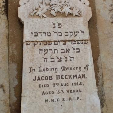 BECKMAN Jacob -1915