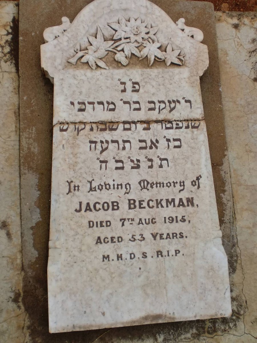 BECKMAN Jacob -1915