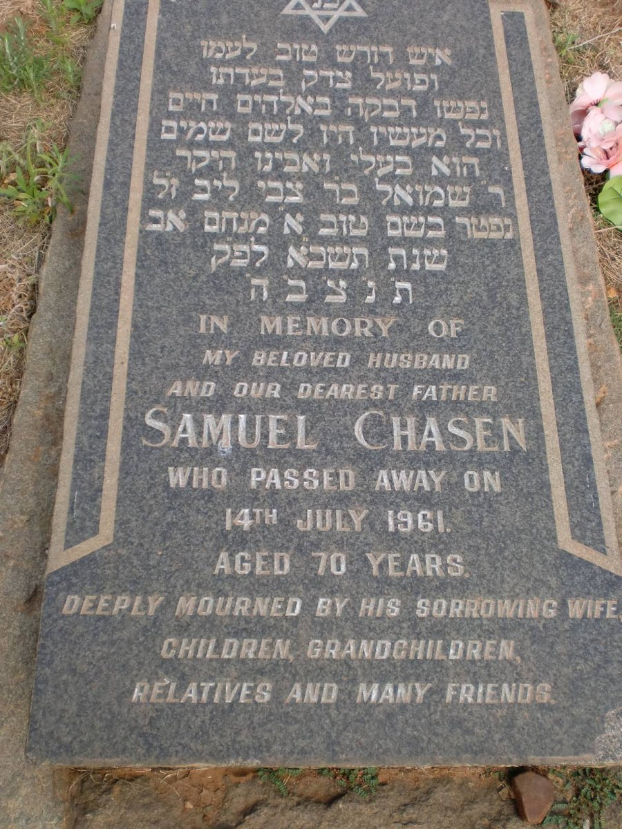 CHASEN Samuel -1961
