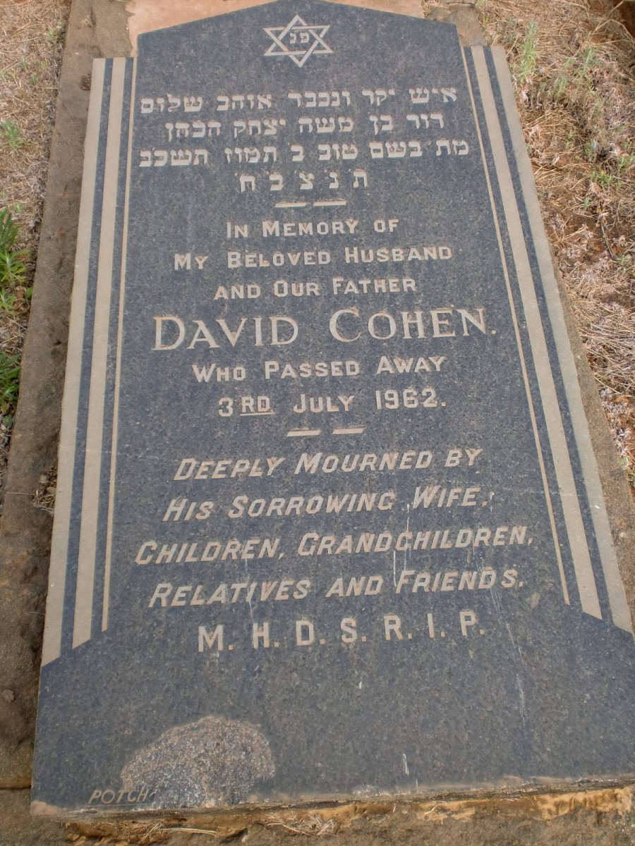COHEN David -1962