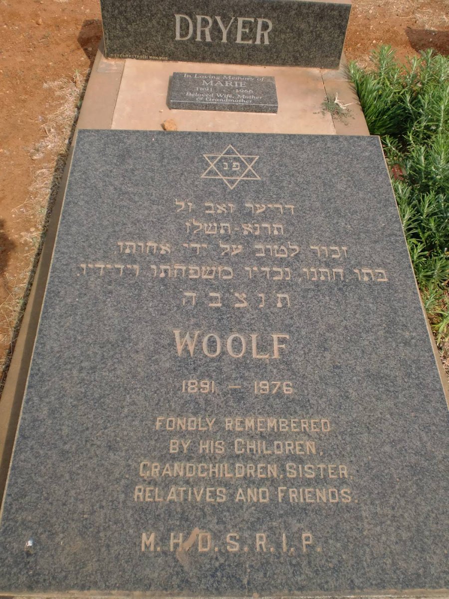 DRYER Woolf 1891-1976