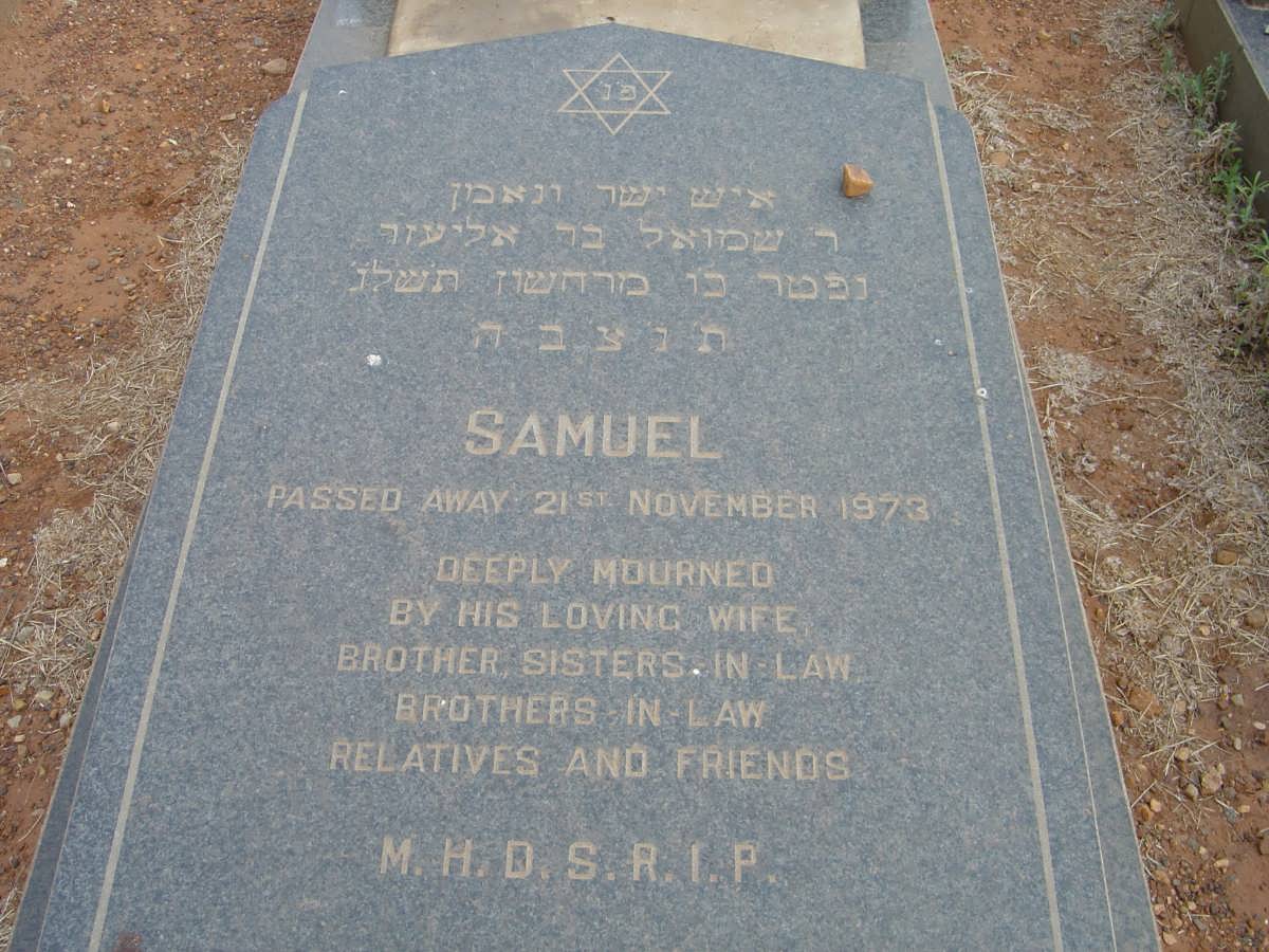 ELIASOHN Samuel -1973