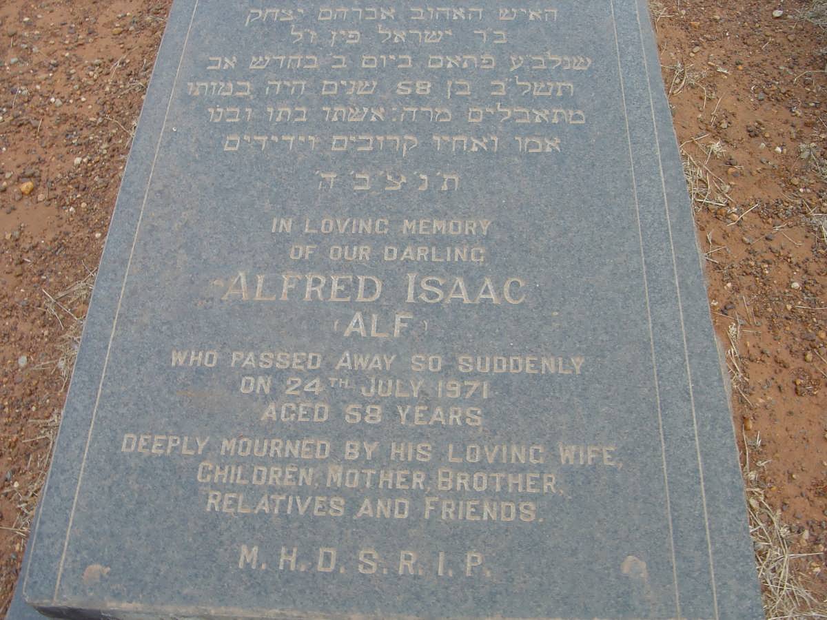 FINN Alfred Isaac -1971