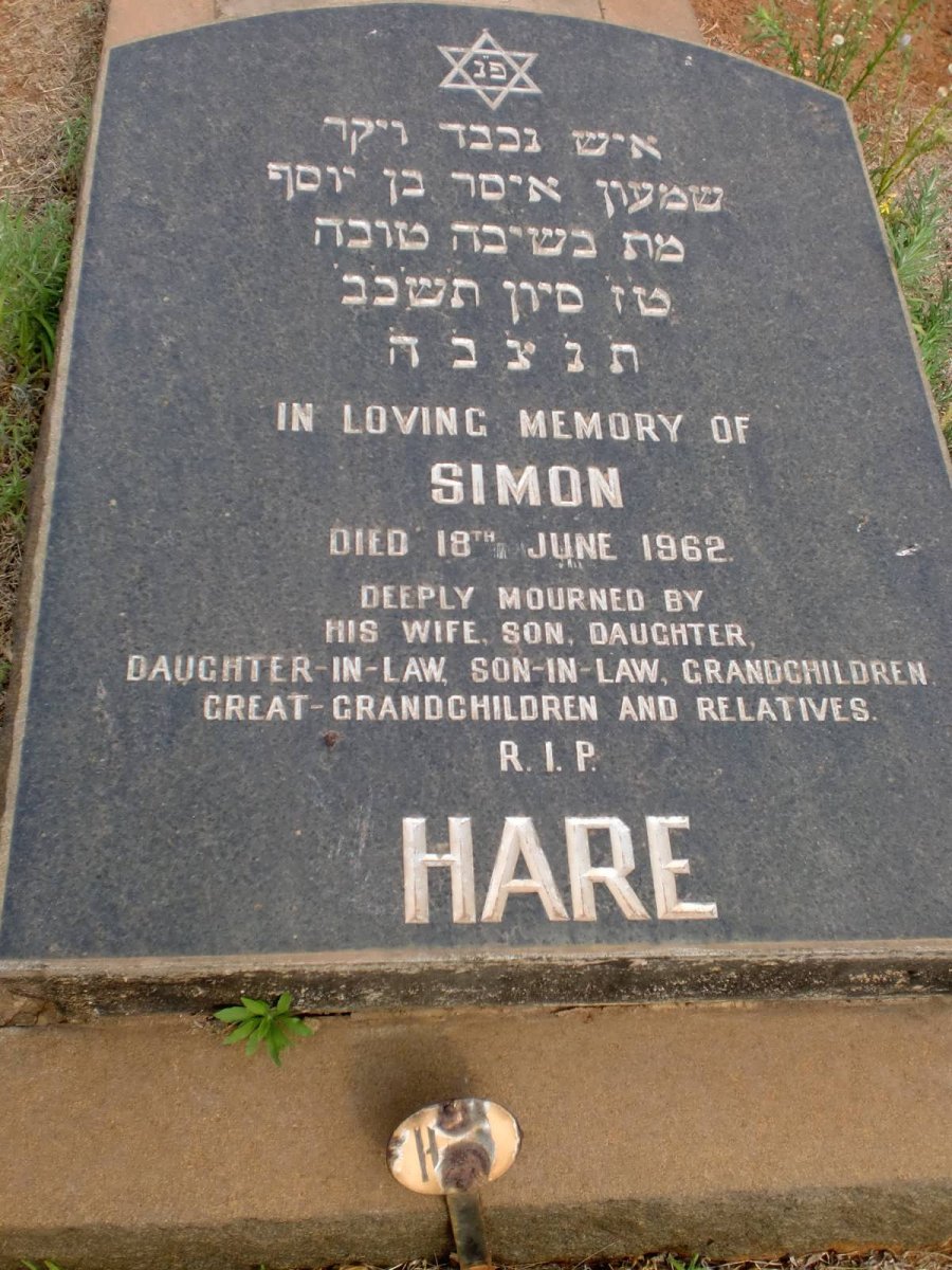 HARE Simon -1962
