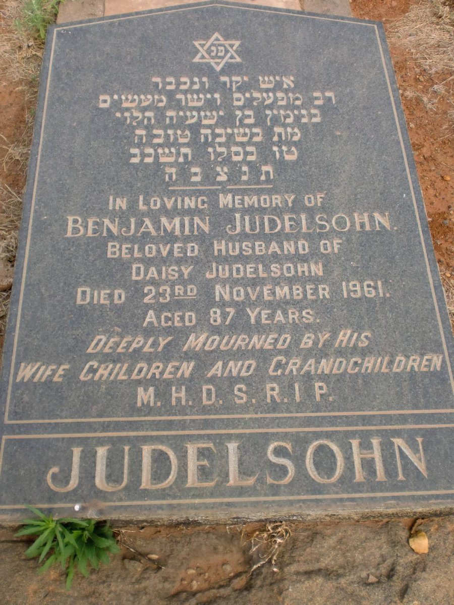 JUDELSOHN Benjamin -1961