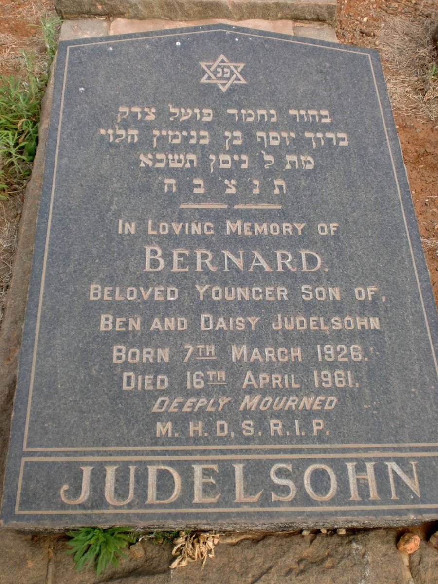 JUDELSOHN Bernard 1926-1961