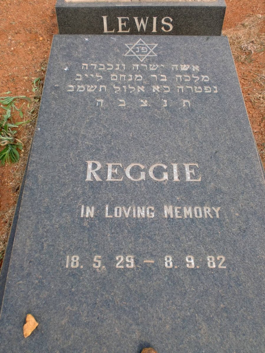 LEWIS Reggie 1929-1982