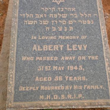 LEVY Albert -1945